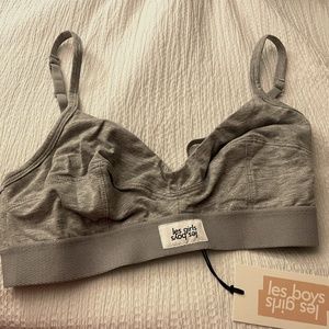 Les Girls Les Boys Gray Bralette